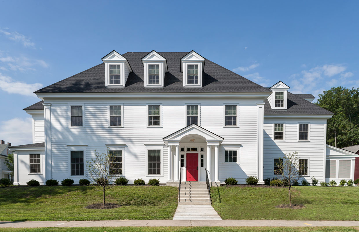 large white sorority house