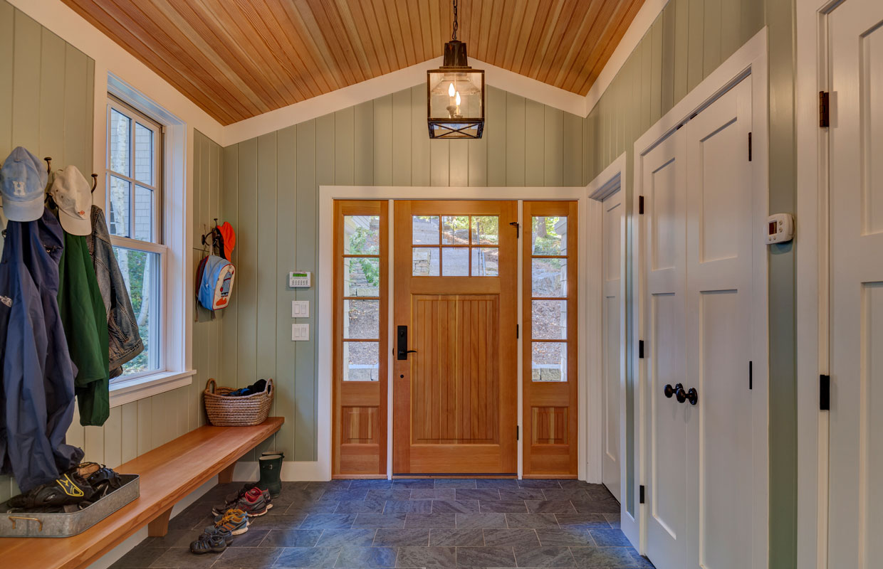 front door from the inside