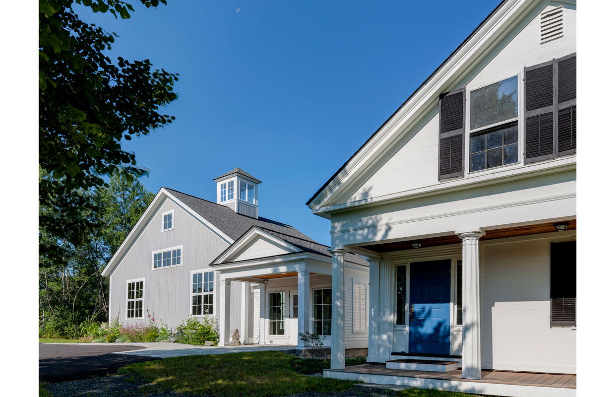 gray meeting house from the outside