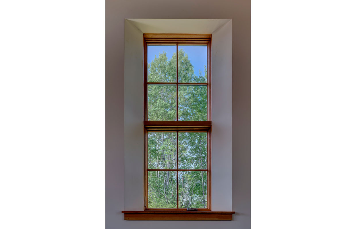 window detail from the inside