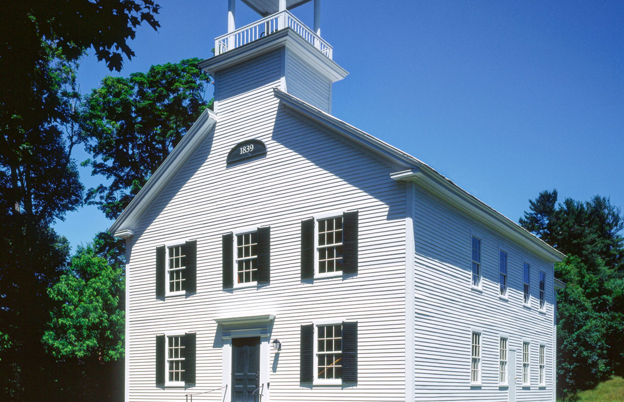 white building in lyme, nh