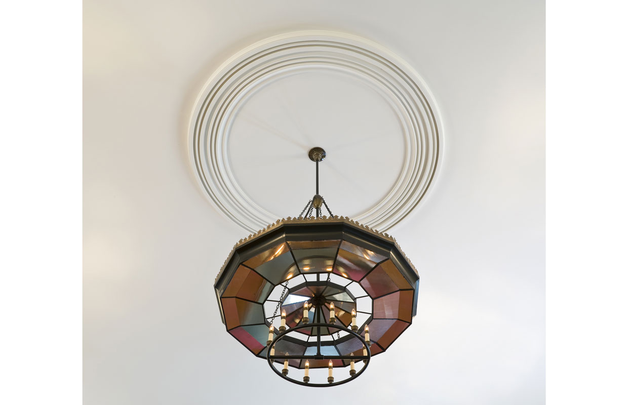 light fixture view from below